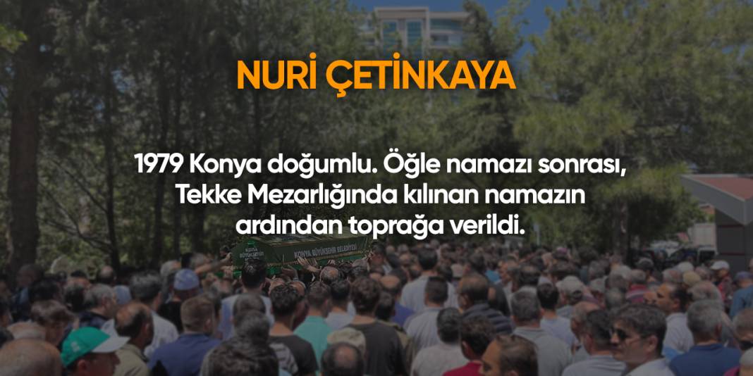 Konya'da bugün vefat edenler | 1 Eylül 2025 7